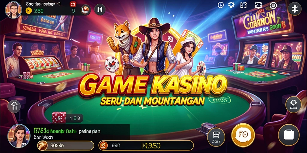 Tampilan gameplay seru dari 2757 dengan grafis kasino yang memukau.