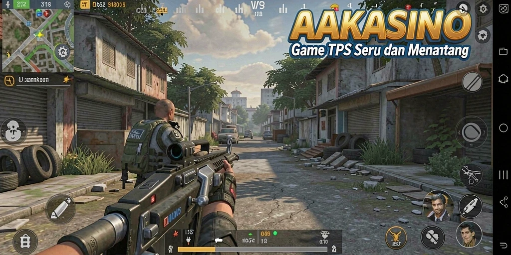 Tampilan menarik dari gameplay AAKASINO yang mendebarkan.