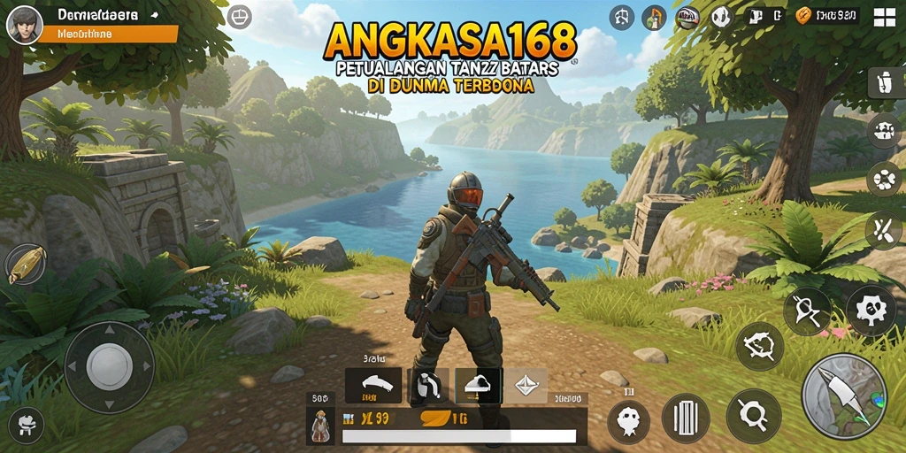 Tangkapan layar menunjukkan pengalaman bermainOpen World yang epik di ANGKASA168.
