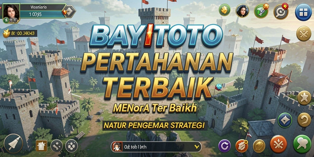 Screenshot gameplay BAYITOTO menampilkan tindakan pertahanan menara yang dinamis.