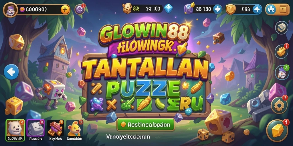 Gameplay menarik dari GLOWIN88 dengan berbagai puzzle menantang.