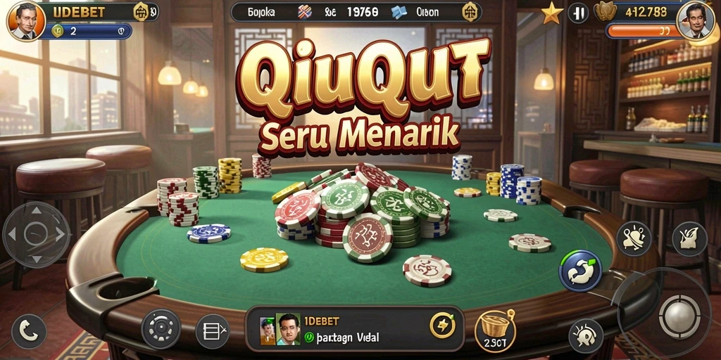 Screenshot IDEBET menampilkan gameplay seru QiuQiu yang menantang.