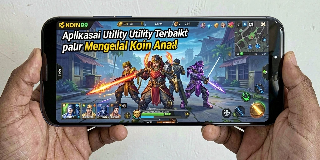 Tampilan utama KOIN99 dengan fitur pengelolaan koin yang mudah.