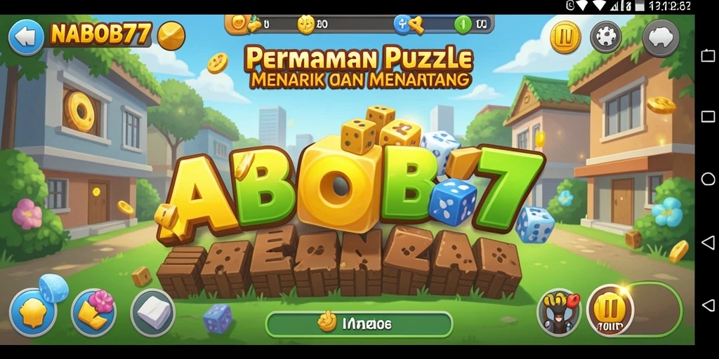 Tampilan gameplay <strong>NABOB77</strong> yang memukau dengan teka-teki menantang.