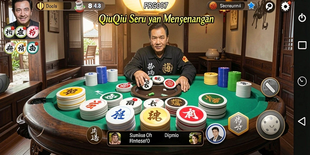 Tampilan seru permainan QiuQiu di PRG007.