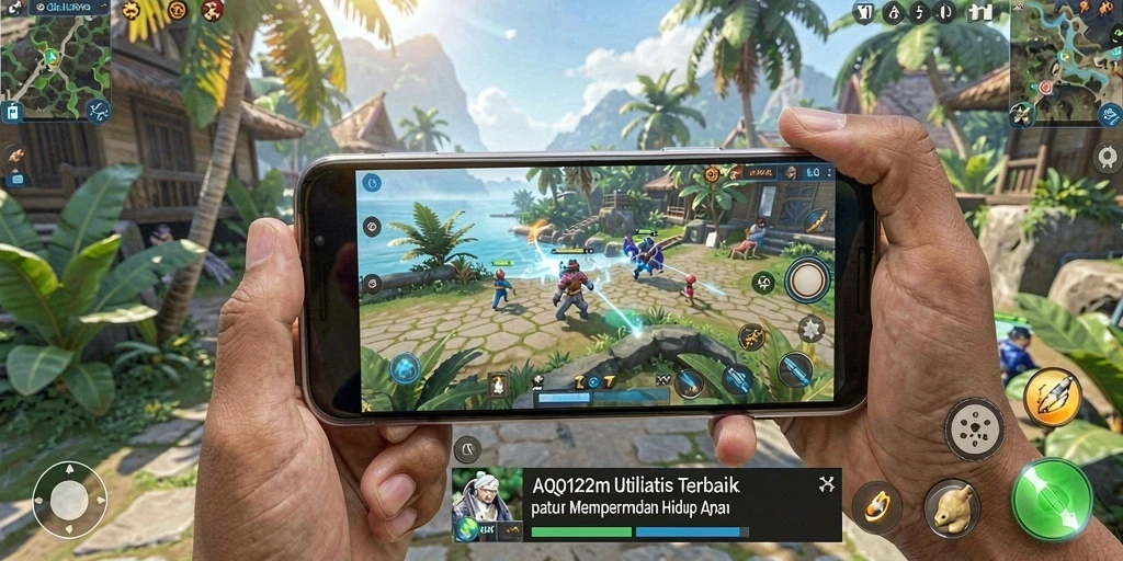 Screenshot QQ1221 menampilkan antarmuka pengguna yang sederhana dan interaktif.