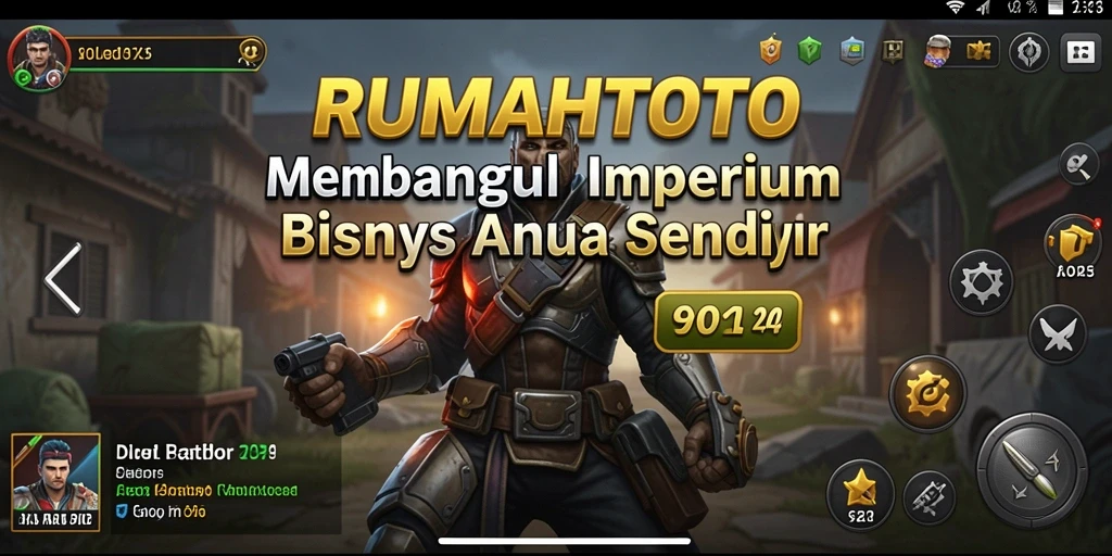 Tampilan gameplay RUMAHTOTO yang menarik dan interaktif.