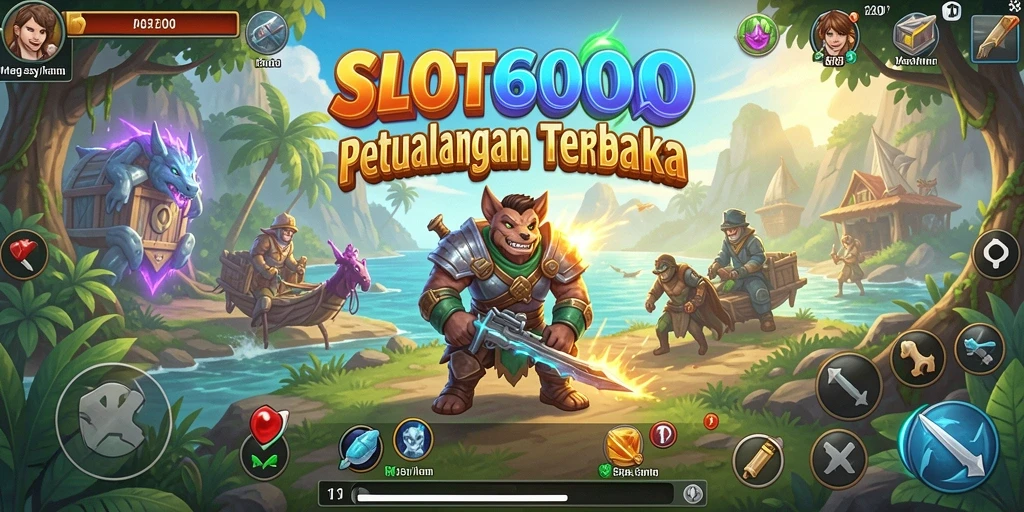 Menampilkan gameplay menarik dalam dunia terbuka SLOT6000.