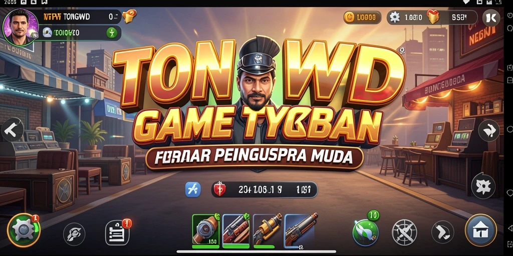 Tampilan gameplay TONGWD yang menarik dan dinamis.