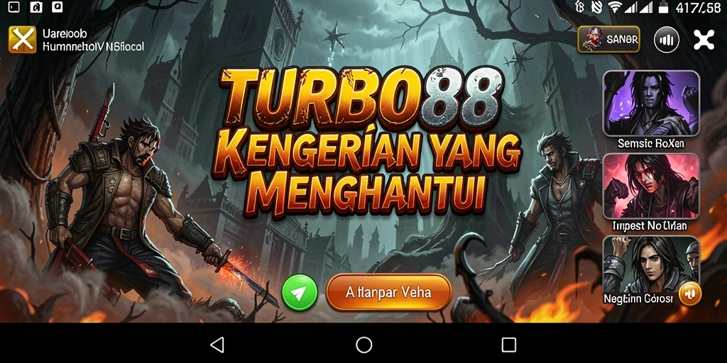 Gameplay TURBO88 yang menegangkan dengan suasana Horror yang mencekam.