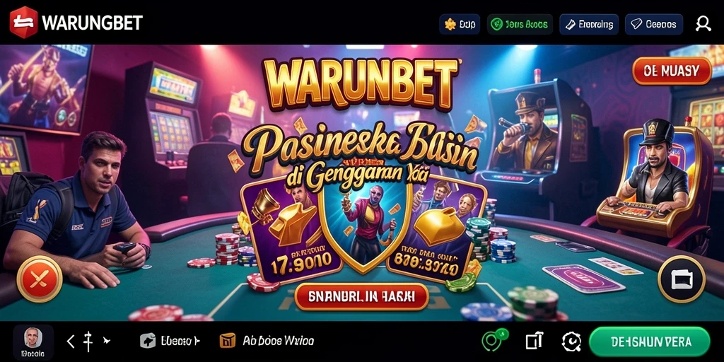 Tampilan screenshot WARUNGBET menunjukkan keseruan permainan kasino.