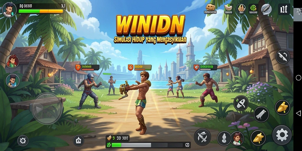 Tampilan gameplay <strong>WINIDN</strong> yang memukau dan realistis.